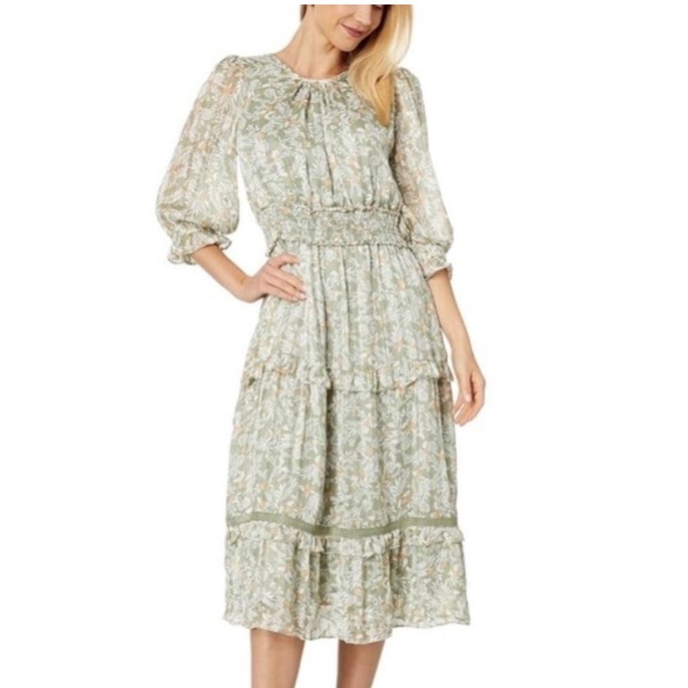 Lost + Wander Down to the River Midi Dress SIZE MEDIUM NEW